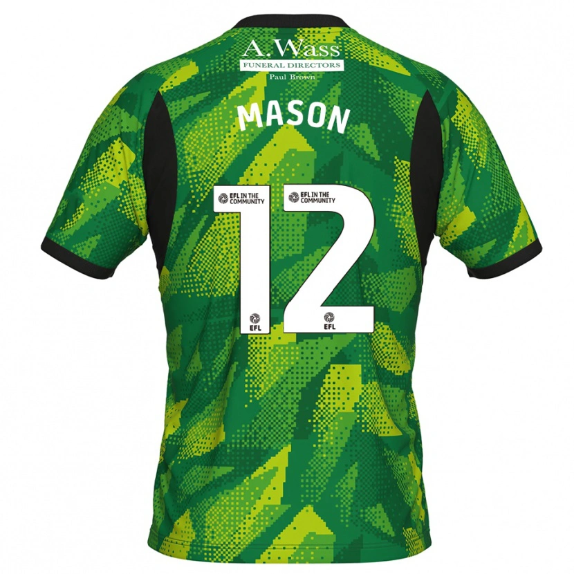 Danxen Herren Owen Mason #12 Trikot Grün Schwarz Torwarttrikot 2025/26 Schweiz