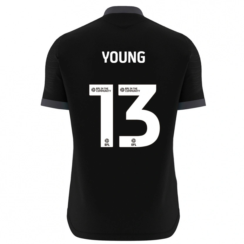 Danxen Herren Brad Young #13 Trikot Schwarz Weiß Torwarttrikot 2025/26 Schweiz