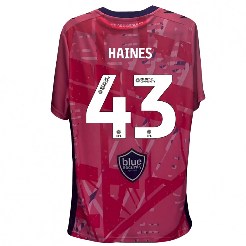 Danxen Herren Harry Haines #43 Trikot Pink Weiß Torwarttrikot 2025/26 Schweiz