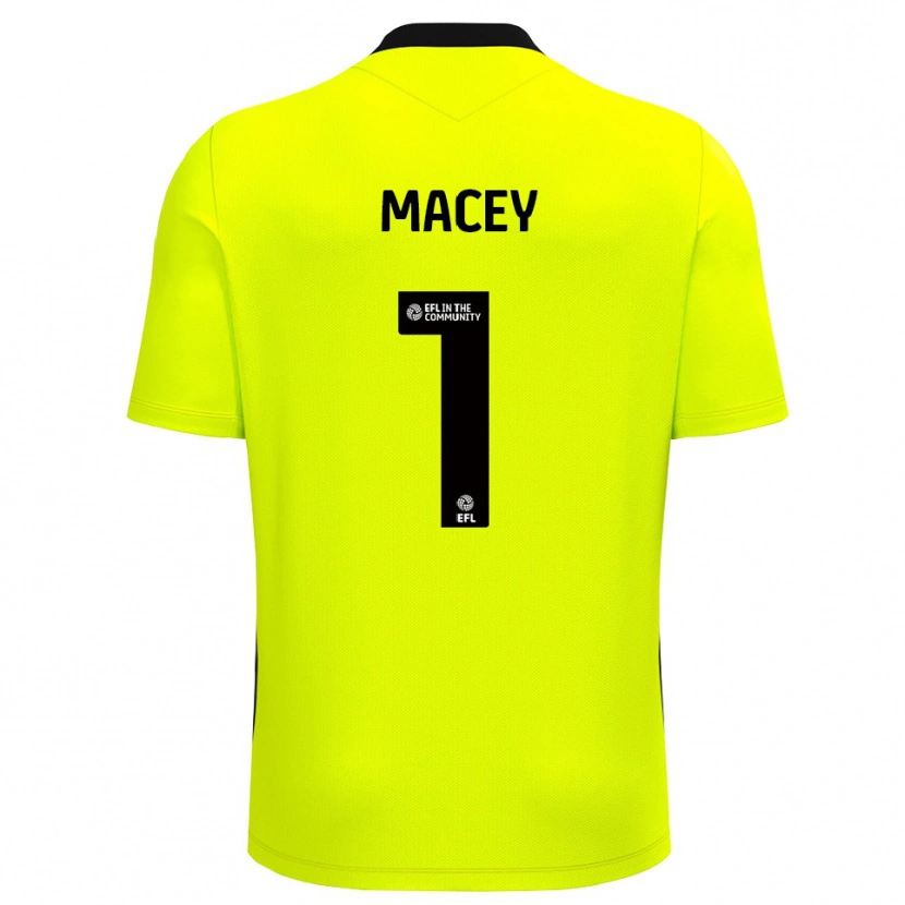 Danxen Herren Matt Macey #1 Trikot Gelb Schwarz Torwarttrikot 2025/26 Schweiz