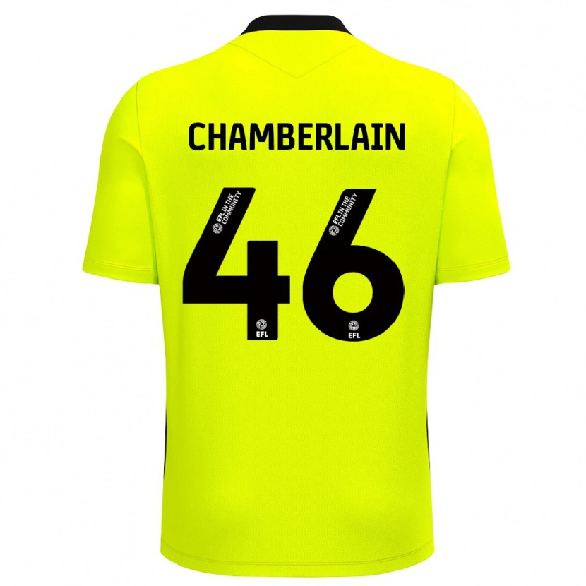 Danxen Herren Harrison Chamberlain #46 Trikot Gelb Schwarz Torwarttrikot 2025/26 Schweiz