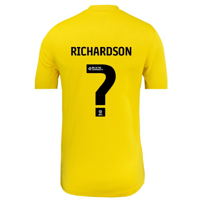 Danxen Herren Dani Richardson #0 Trikot Gelb Schwarz Torwarttrikot 2025/26 Schweiz
