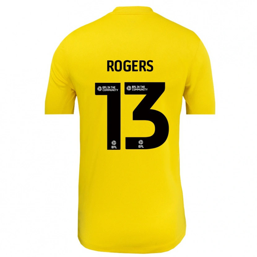 Danxen Herren Hayden Rogers #13 Trikot Gelb Schwarz Torwarttrikot 2025/26 Schweiz