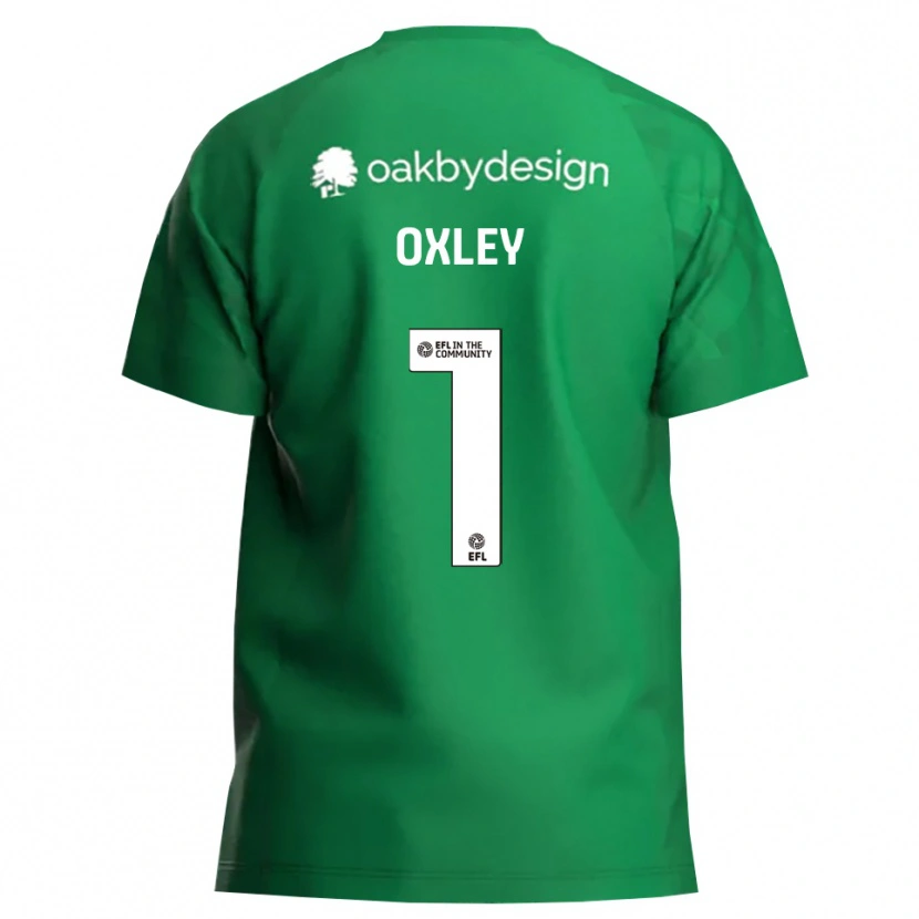 Danxen Herren Mark Oxley #1 Trikot Grün Weiß Torwarttrikot 2025/26 Schweiz