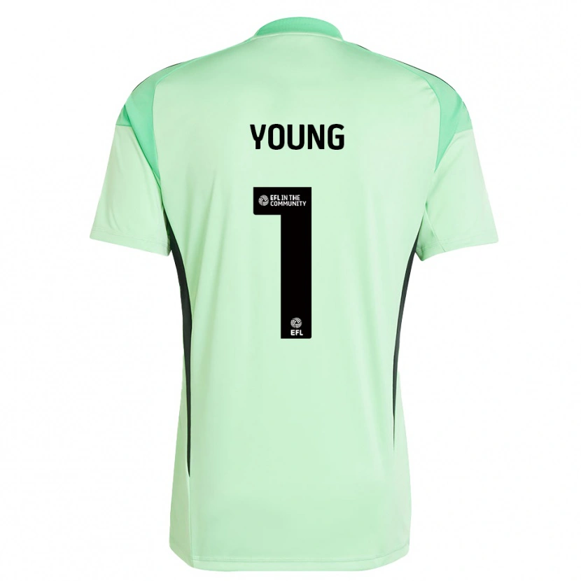 Danxen Herren Matthew Young #1 Trikot Hellgrün Schwarz Torwarttrikot 2025/26 Schweiz