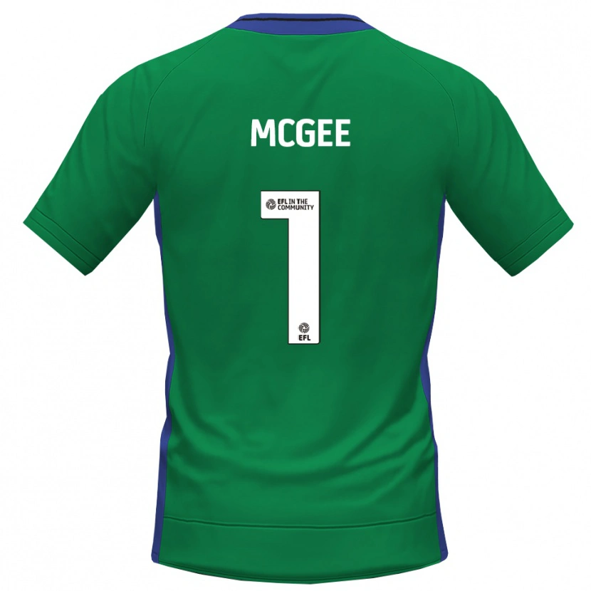 Danxen Herren Luke McGee #1 Trikot Grün Blau Torwarttrikot 2025/26 Schweiz