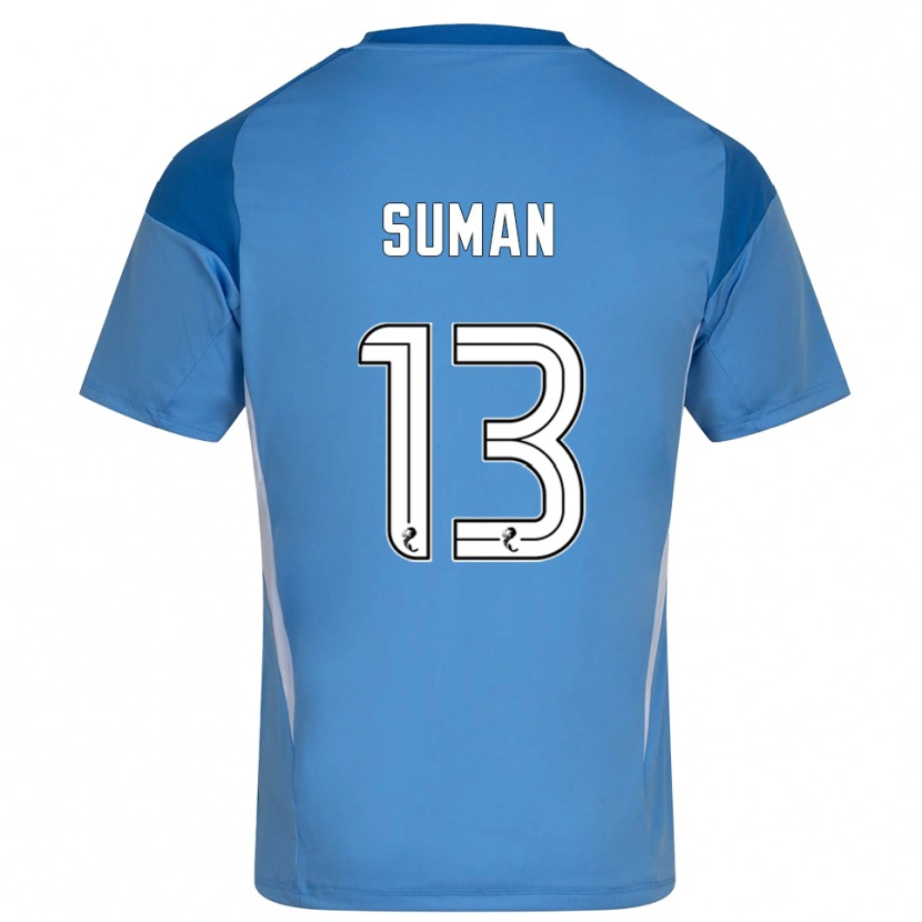 Danxen Herren Nick Suman #13 Trikot Blau Weiß Torwarttrikot 2025/26 Schweiz