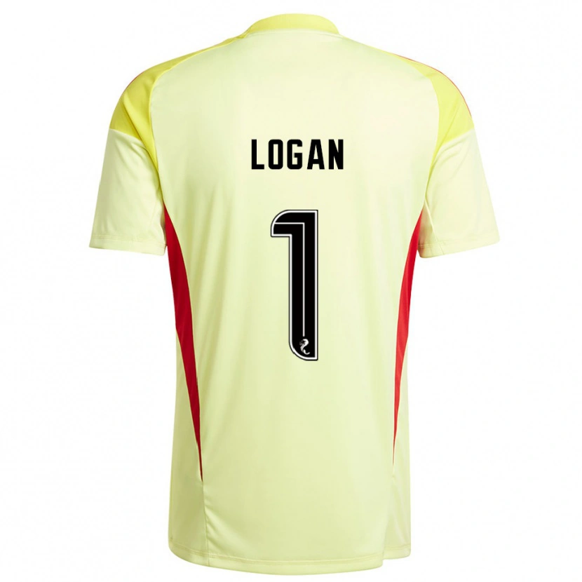 Danxen Herren Chloe Logan #1 Trikot Gelb Rot Torwarttrikot 2025/26 Schweiz