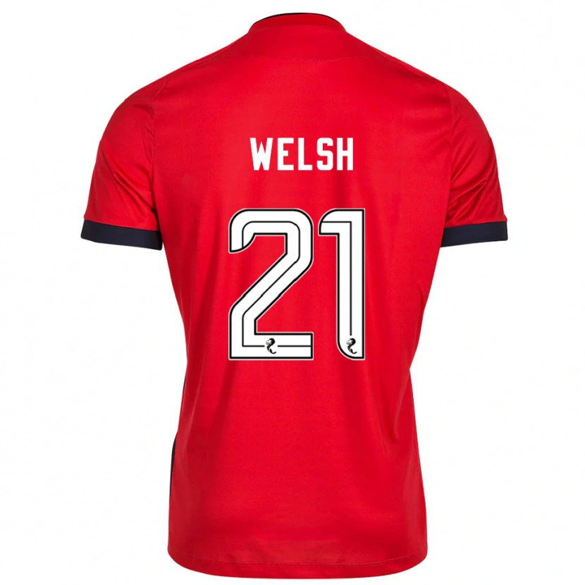 Danxen Herren Tom Welsh #21 Trikot Rot Weiß Torwarttrikot 2025/26 Schweiz