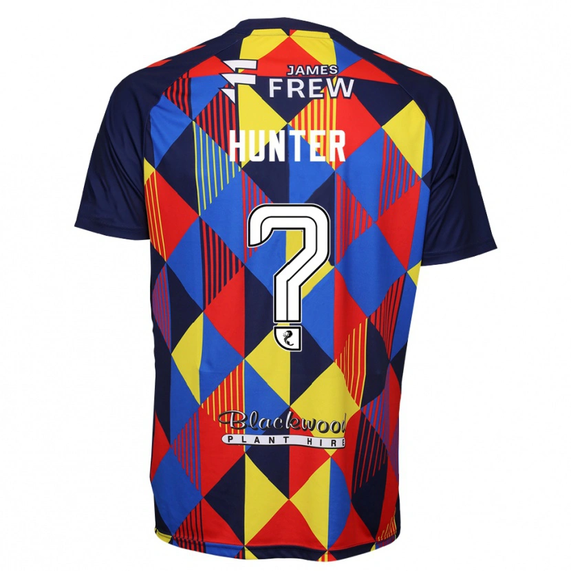 Danxen Herren Morgan Hunter #0 Trikot Königsblau Rot Torwarttrikot 2025/26 Schweiz