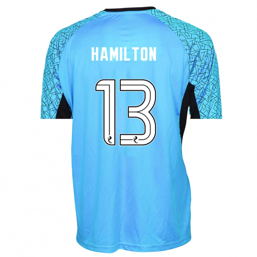 Danxen Herren Jack Hamilton #13 Trikot Blau Schwarz Torwarttrikot 2025/26 Schweiz
