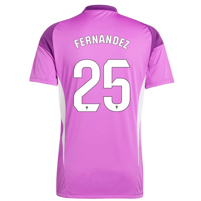 Danxen Herren César Fernández #25 Trikot Lila Weiß Torwarttrikot 2025/26 Schweiz