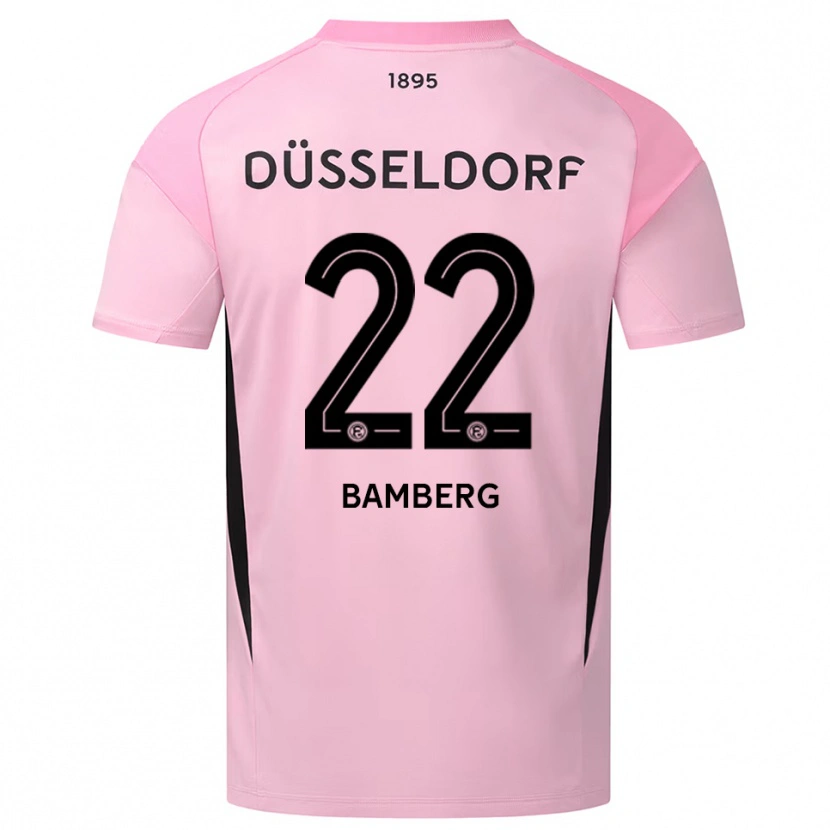 Danxen Herren Julian Bamberg #22 Trikot Rosa Schwarz Torwarttrikot 2025/26 Schweiz