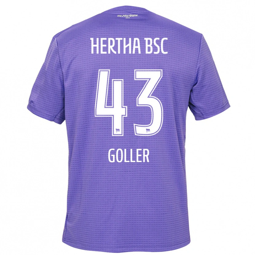Danxen Herren Tim Goller #43 Trikot Lila Weiß Torwarttrikot 2025/26 Schweiz