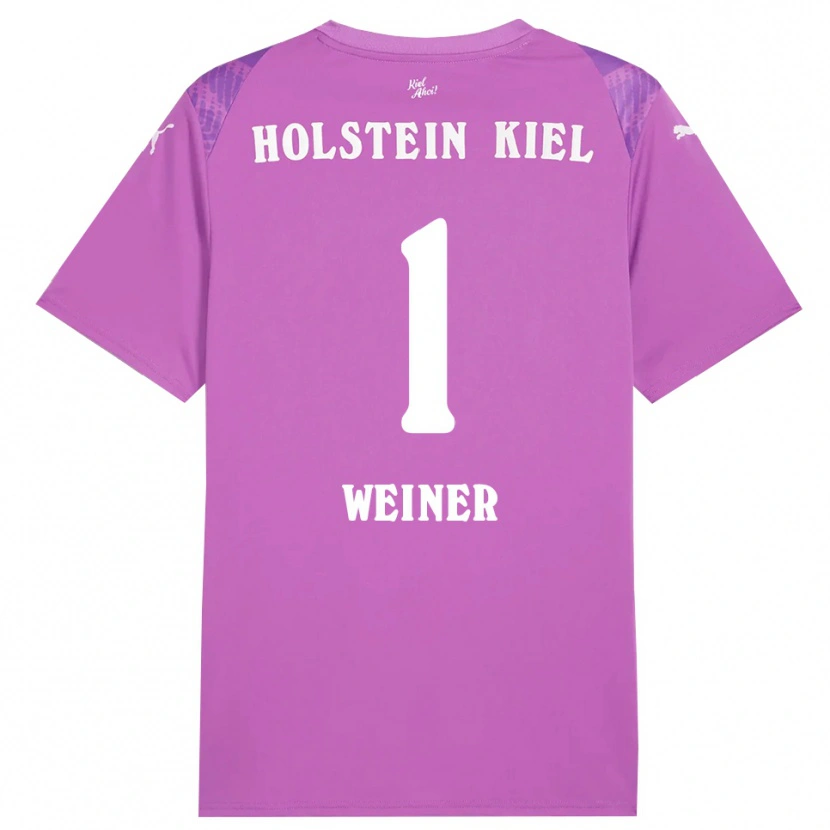 Danxen Herren Timon Weiner #1 Trikot Lila Weiß Torwarttrikot 2025/26 Schweiz