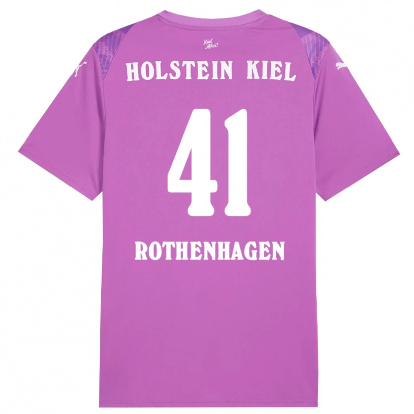 Danxen Herren Lio Rothenhagen #41 Trikot Lila Weiß Torwarttrikot 2025/26 Schweiz