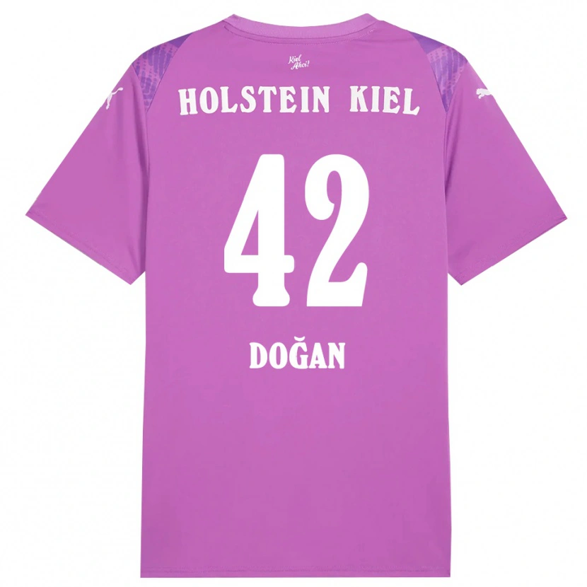 Danxen Herren Tyler Doğan #42 Trikot Lila Weiß Torwarttrikot 2025/26 Schweiz