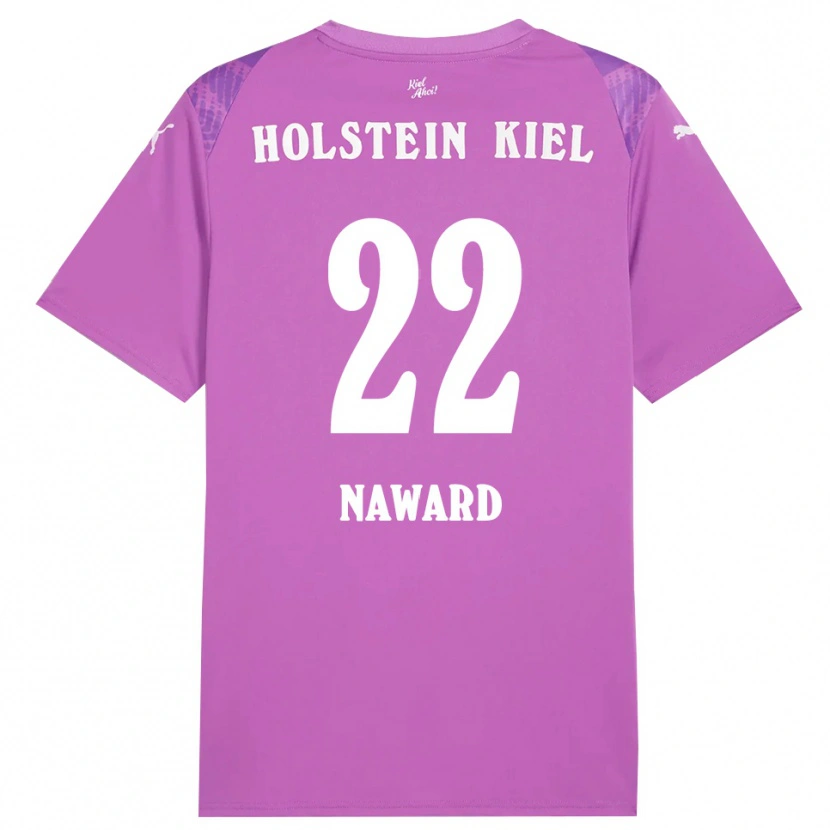Danxen Herren Lela Naward #22 Trikot Lila Weiß Torwarttrikot 2025/26 Schweiz