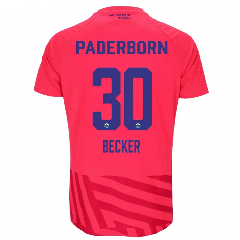 Danxen Herren Mark Becker #30 Trikot Rot Schwarz Torwarttrikot 2025/26 Schweiz