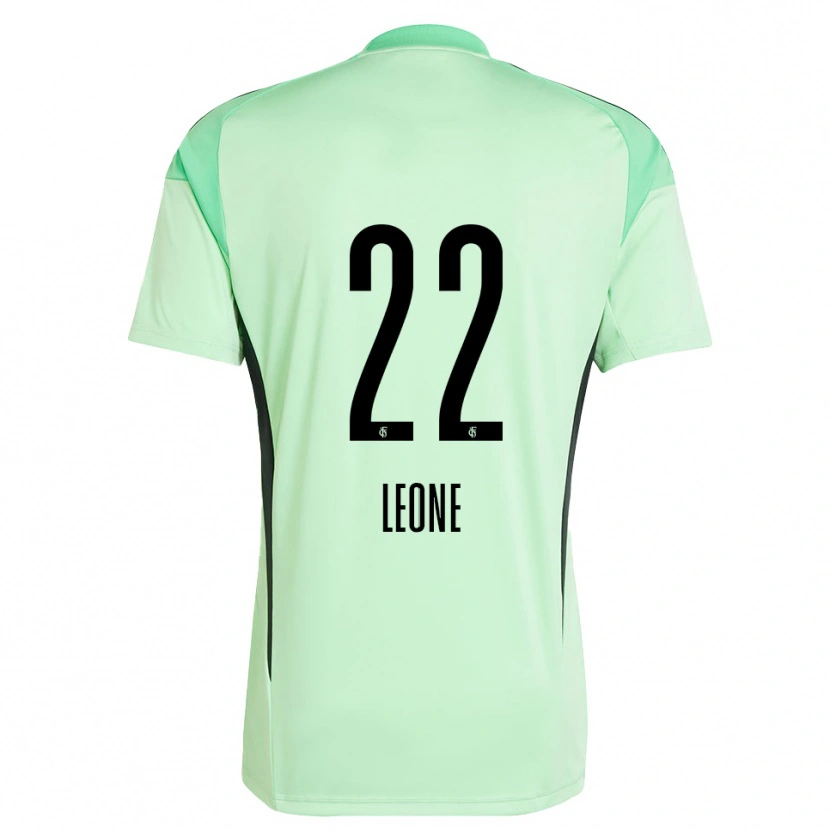 Danxen Herren Vincent Leone #22 Trikot Hellgrün Schwarz Torwarttrikot 2025/26 Schweiz