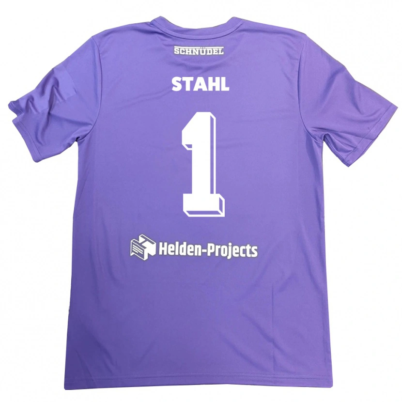 Danxen Herren Toni Stahl #1 Trikot Lila Weiß Torwarttrikot 2025/26 Schweiz