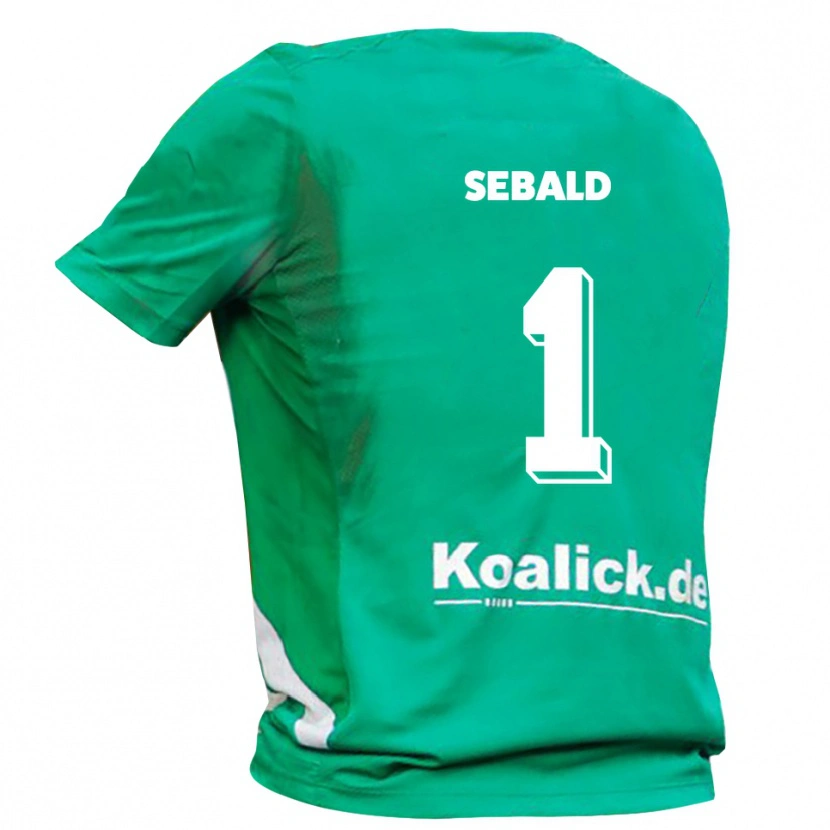 Danxen Herren Alexander Sebald #1 Trikot Grün Weiß Torwarttrikot 2025/26 Schweiz