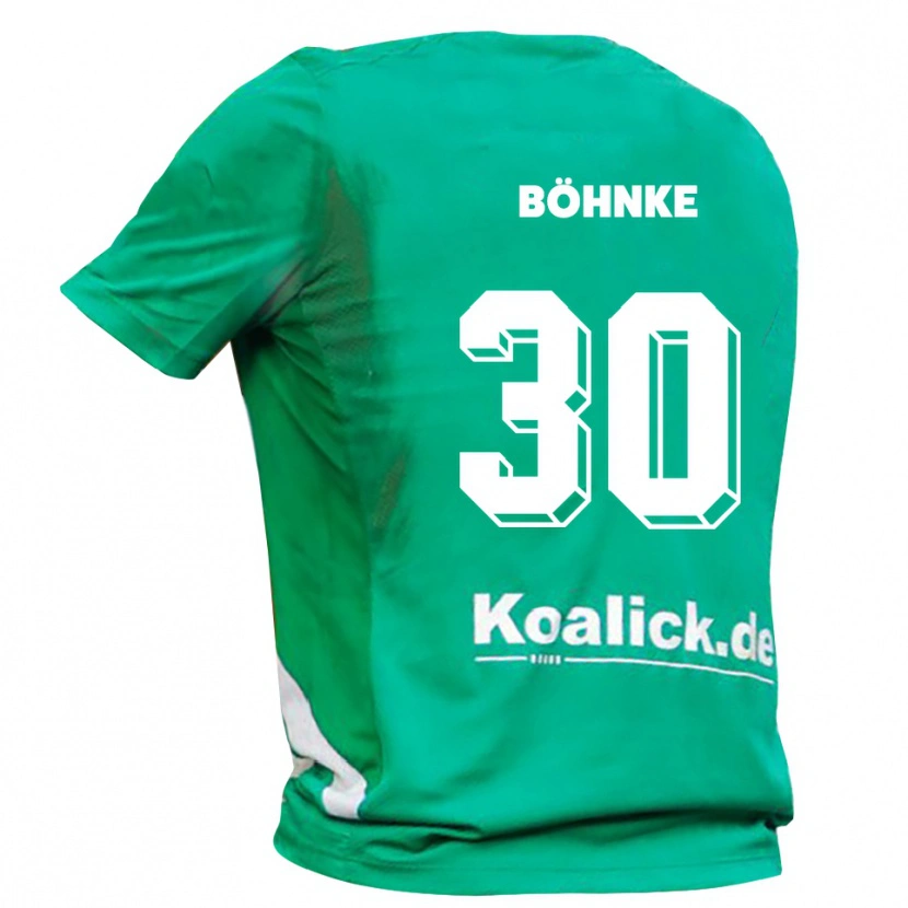 Danxen Herren Max Böhnke #30 Trikot Grün Weiß Torwarttrikot 2025/26 Schweiz