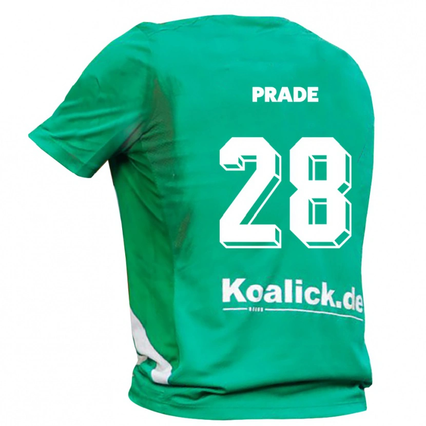Danxen Herren Adrian Prade #28 Trikot Grün Weiß Torwarttrikot 2025/26 Schweiz