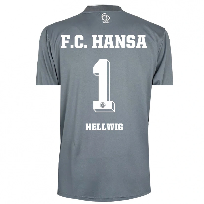 Danxen Herren Merle Hellwig #1 Trikot Hellgrau Weiß Torwarttrikot 2025/26 Schweiz