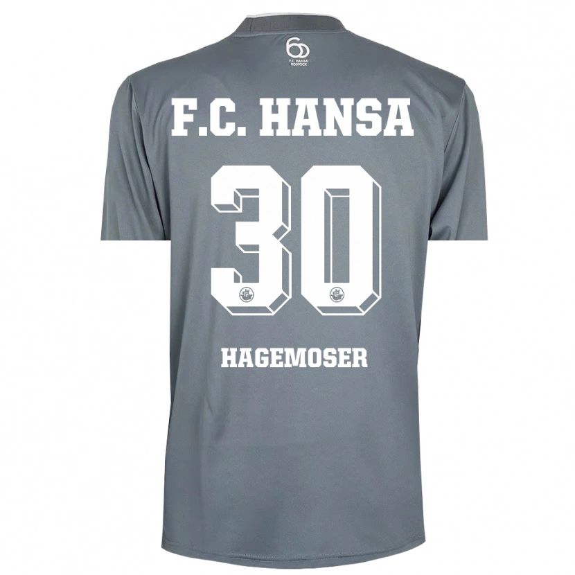 Danxen Herren Max Hagemoser #30 Trikot Hellgrau Weiß Torwarttrikot 2025/26 Schweiz
