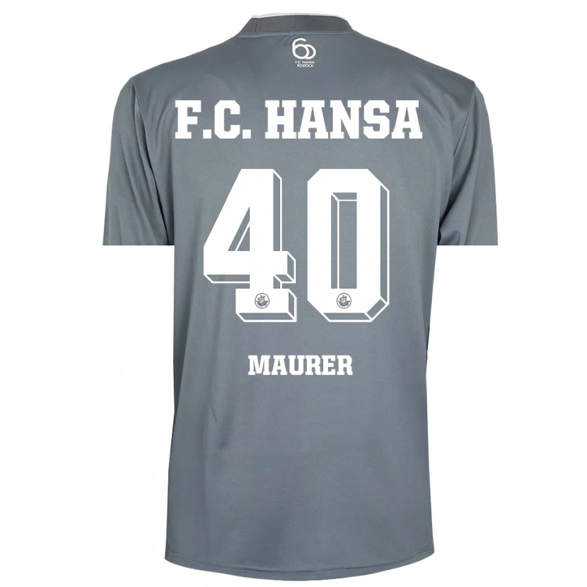 Danxen Herren Erik Maurer #40 Trikot Hellgrau Weiß Torwarttrikot 2025/26 Schweiz