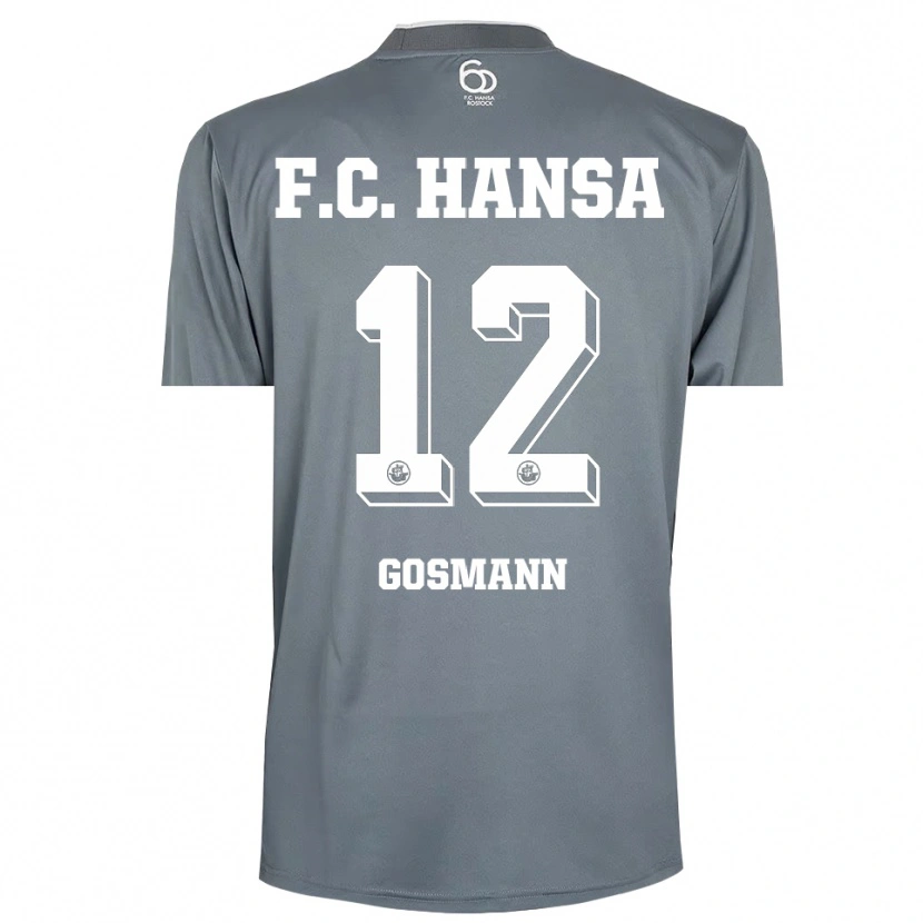 Danxen Herren Hermann Gosmann #12 Trikot Hellgrau Weiß Torwarttrikot 2025/26 Schweiz