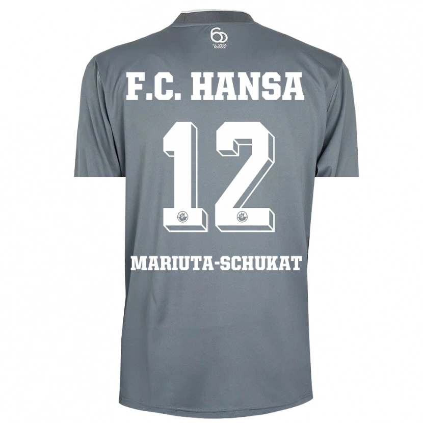 Danxen Herren Lara Mariuta-Schukat #12 Trikot Hellgrau Weiß Torwarttrikot 2025/26 Schweiz