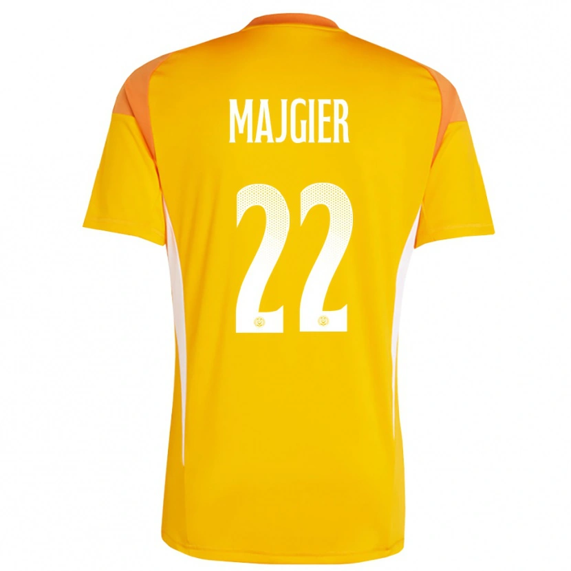 Danxen Herren Philipp Majgier #22 Trikot Orange Weiß Torwarttrikot 2025/26 Schweiz