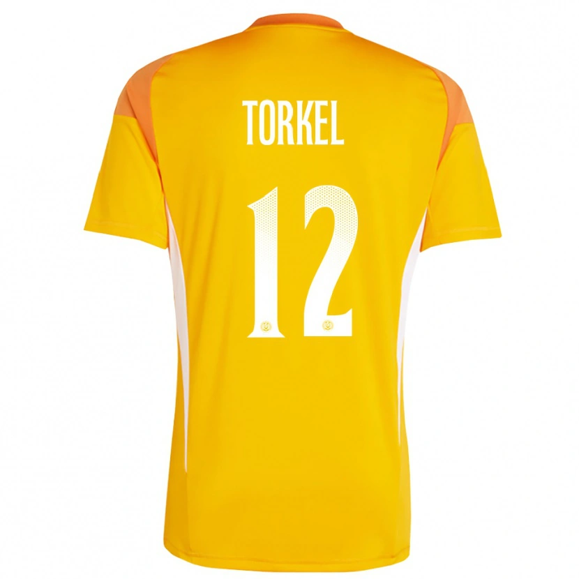 Danxen Herren Henri Torkel #12 Trikot Orange Weiß Torwarttrikot 2025/26 Schweiz