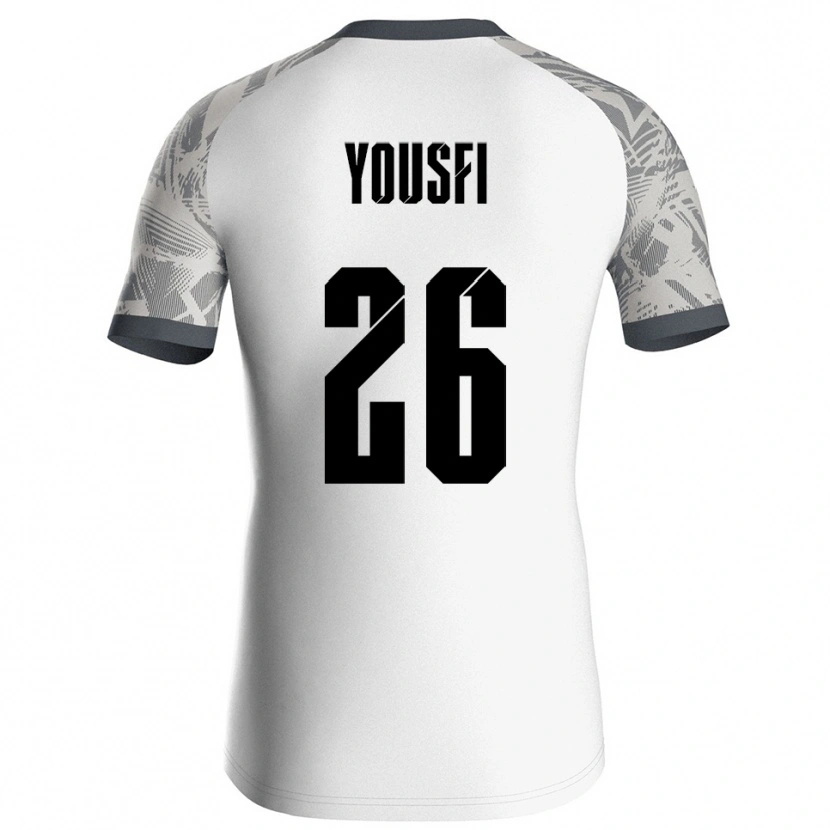 Danxen Herren Elias Yousfi #26 Trikot Grau Weiß Torwarttrikot 2025/26 Schweiz