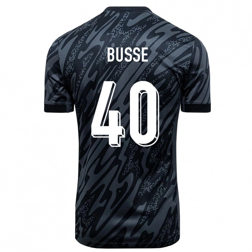Danxen Herren Jonah Busse #40 Trikot Schwarzgrau Torwarttrikot 2025/26 Schweiz