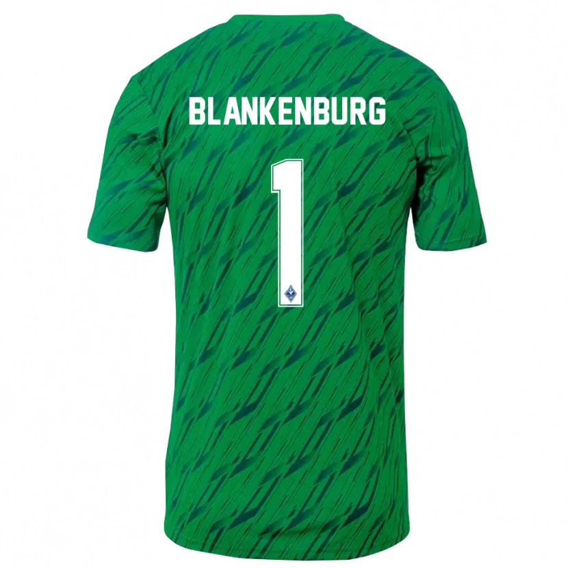 Danxen Herren Luca Blankenburg #1 Trikot Grün Weiß Torwarttrikot 2025/26 Schweiz
