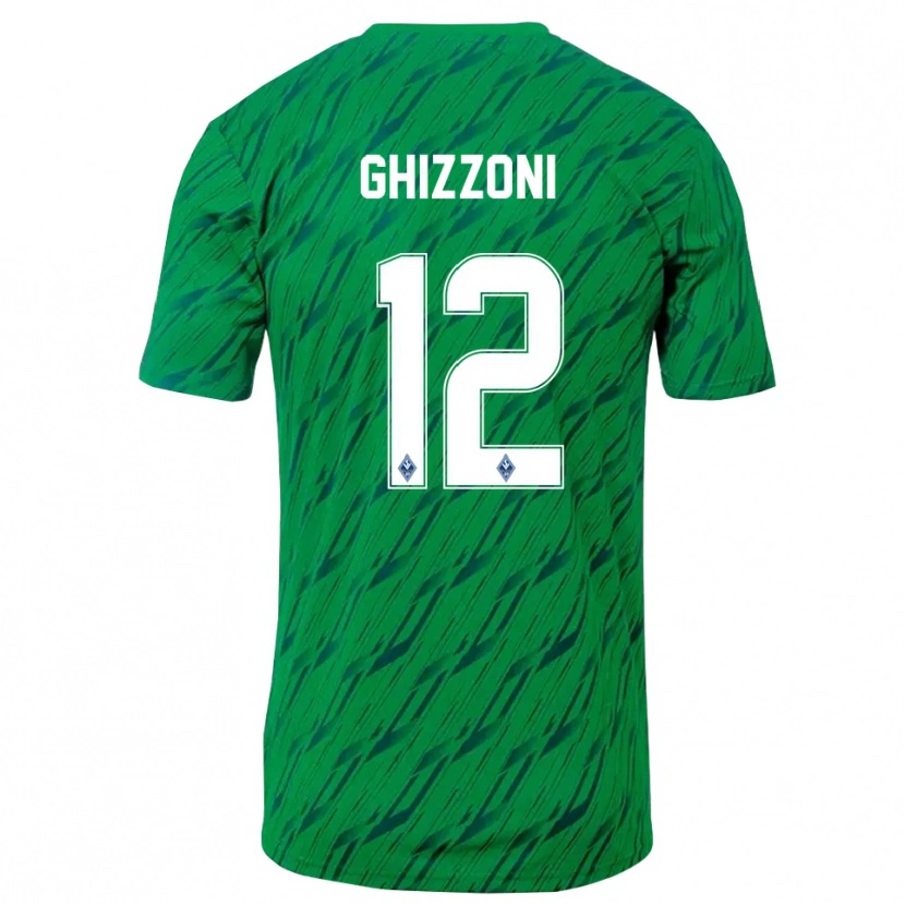 Danxen Herren Xanjo Ghizzoni #12 Trikot Grün Weiß Torwarttrikot 2025/26 Schweiz