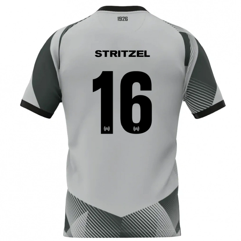 Danxen Herren Florian Stritzel #16 Trikot Hellgrau Weiß Torwarttrikot 2025/26 Schweiz