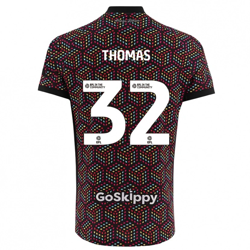 Danxen Herren Lewis Thomas #32 Trikot Schwarz Weiß Torwarttrikot 2025/26 Schweiz