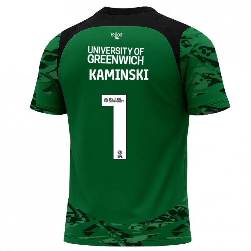 Danxen Herren Thomas Kaminski #1 Trikot Grün Schwarz Torwarttrikot 2025/26 Schweiz