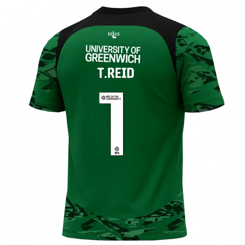 Danxen Herren Tommy Reid #1 Trikot Grün Schwarz Torwarttrikot 2025/26 Schweiz