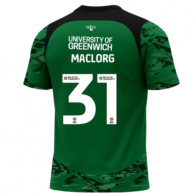 Danxen Herren Lennon MacLorg #31 Trikot Grün Schwarz Torwarttrikot 2025/26 Schweiz