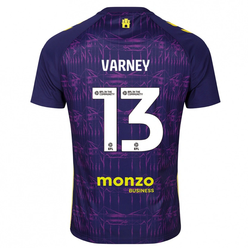 Danxen Herren Oscar Varney #13 Trikot Violett Gelb Torwarttrikot 2025/26 Schweiz