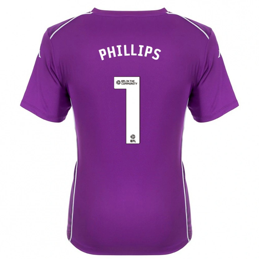 Danxen Herren Dillon Phillips #1 Trikot Violett Weiß Torwarttrikot 2025/26 Schweiz