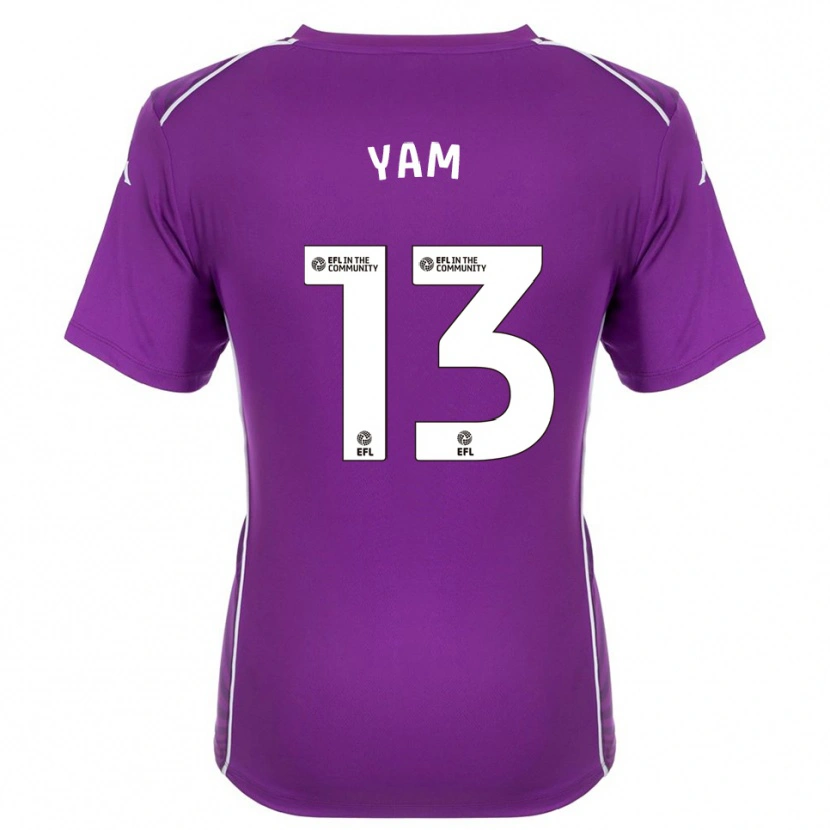 Danxen Herren Callum Yam #13 Trikot Violett Weiß Torwarttrikot 2025/26 Schweiz