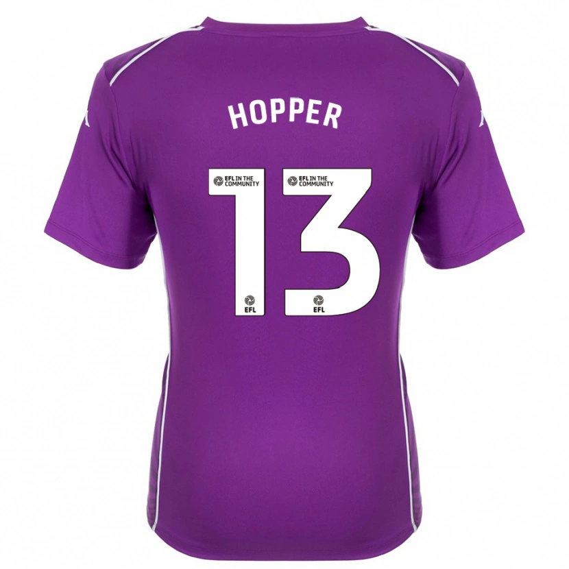 Danxen Herren Jake Hopper #13 Trikot Violett Weiß Torwarttrikot 2025/26 Schweiz