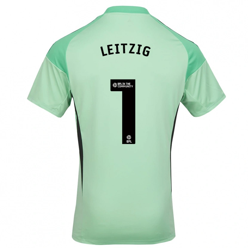 Danxen Herren Janina Leitzig #1 Trikot Hellgrün Schwarz Torwarttrikot 2025/26 Schweiz