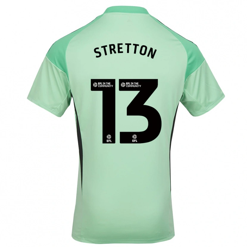 Danxen Herren Leo Stretton #13 Trikot Hellgrün Schwarz Torwarttrikot 2025/26 Schweiz